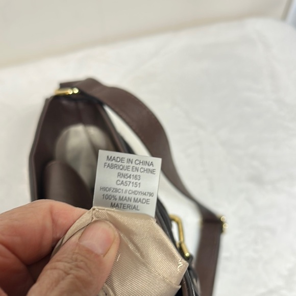 Calvin Klein Brown Shoulder Bag with Hobo Silhouette - Picture 12 of 16